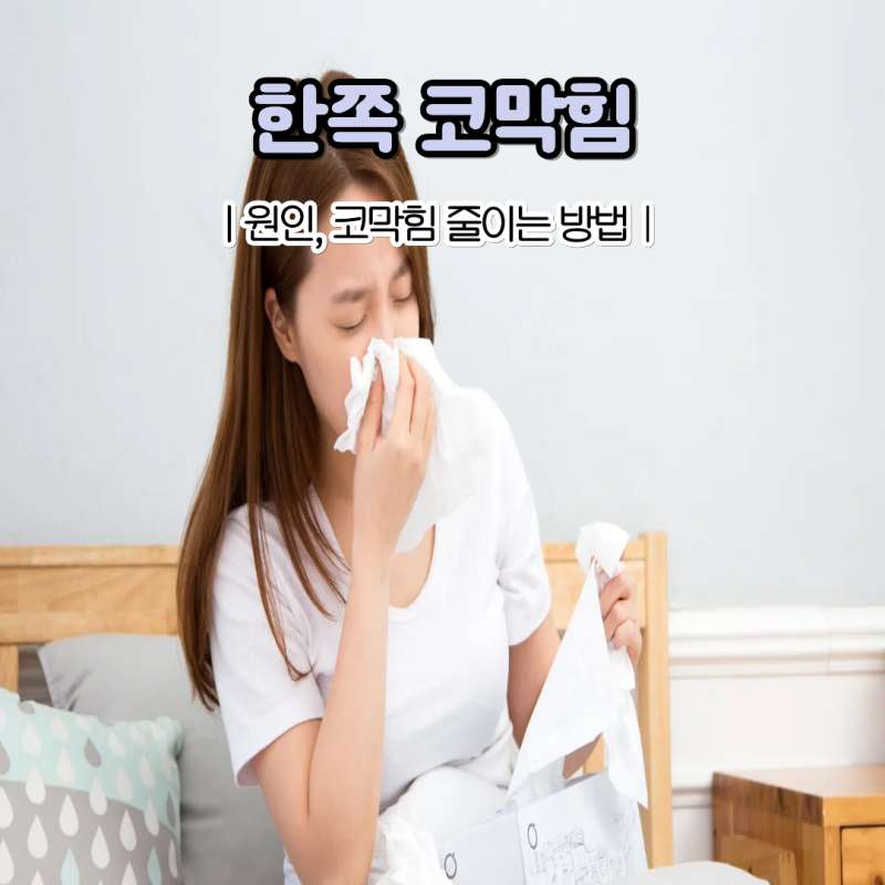 코막힘 한쪽만 막히는 이유 한쪽 코가 막혔다 뚫리는 원인은?