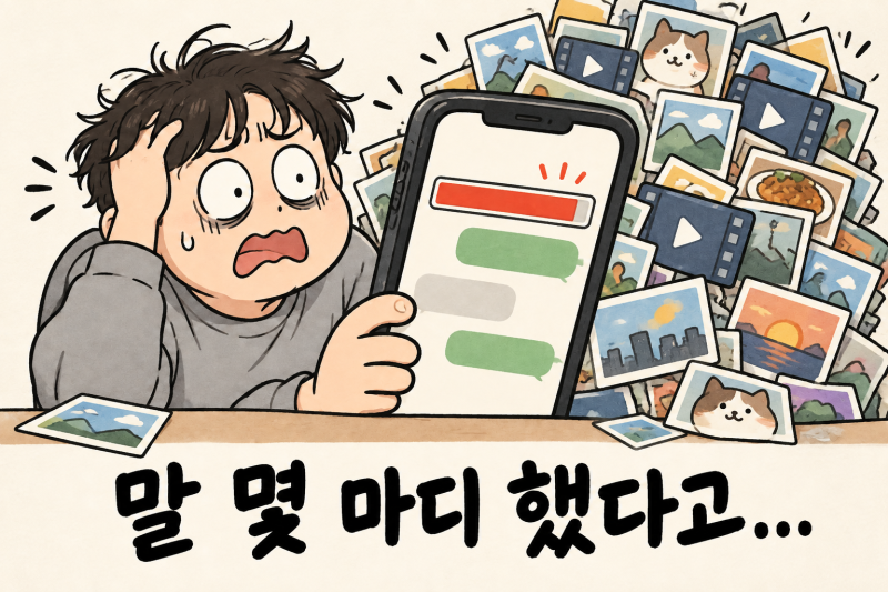카카오톡 용량 줄이기: 캐시 삭제와 사진 정리, 누르기 전에 확인할 것