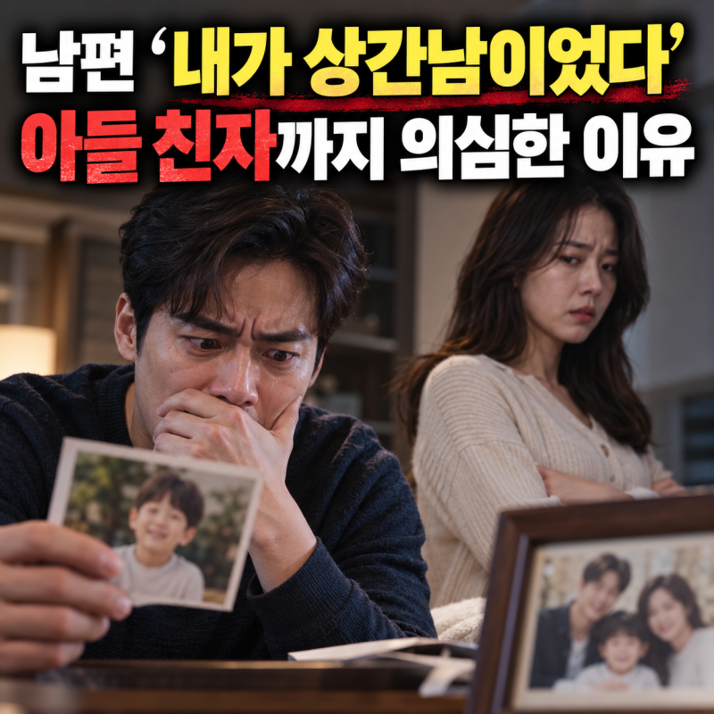 이혼숙려캠프 자극부부 남편 ‘내가 상간남이었다’