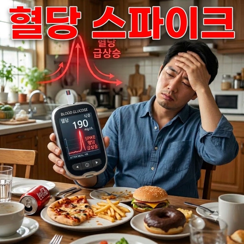 당뇨병과 다이어트할 때 혈당 스파이크를 줄여야..식후 혈당 관리 방법