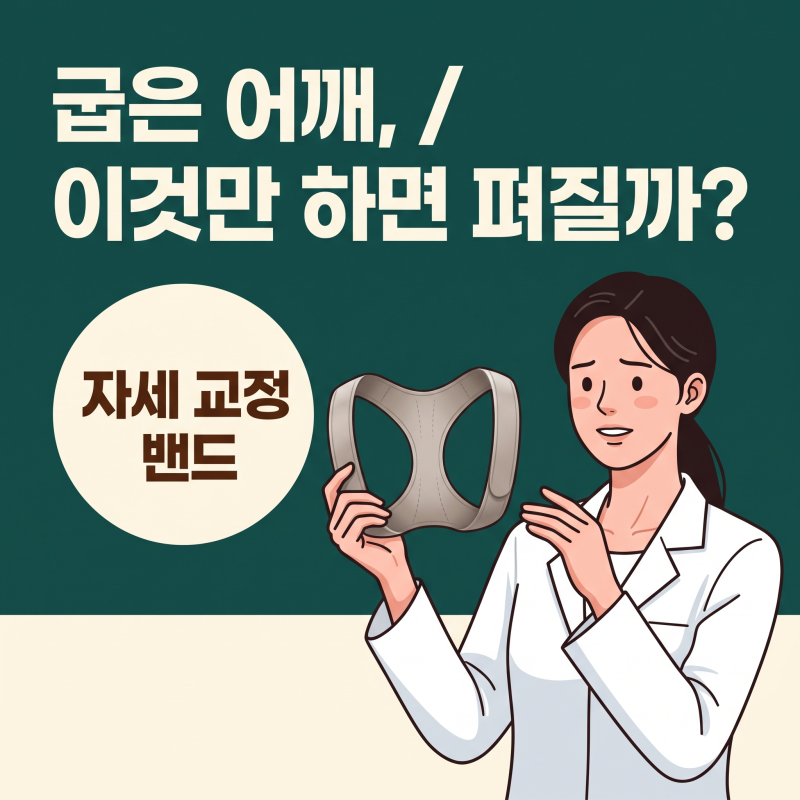 자세교정밴드, 굽은 어깨 펴려다 숨막힘 겪기 전 확인할 3가지