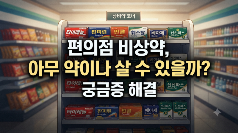 편의점 비상약, 아무 약이나 살 수 있을까?