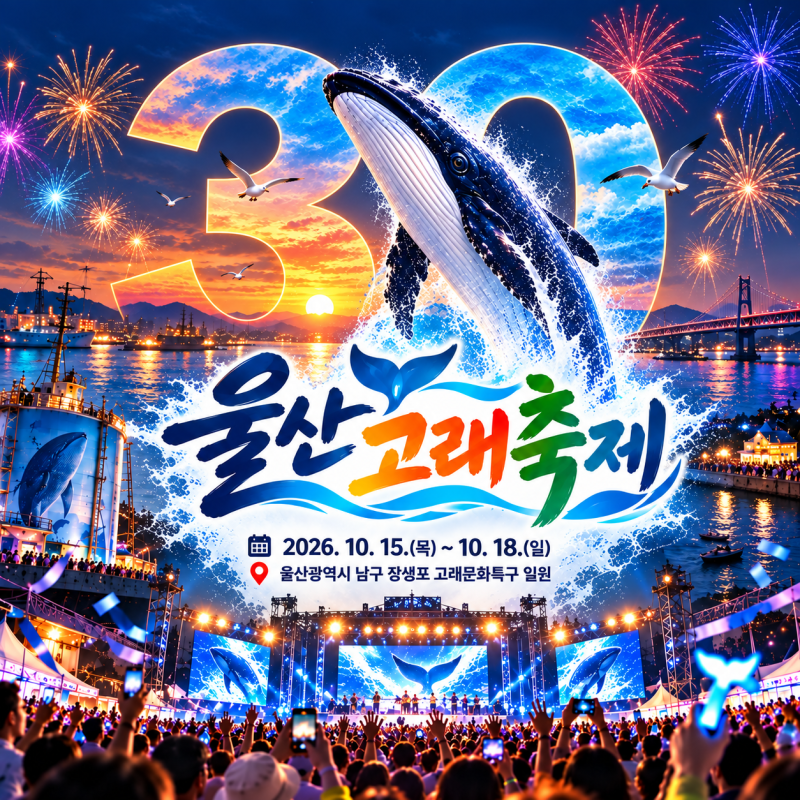 울산 고래축제 2026 가수 일정 개막식