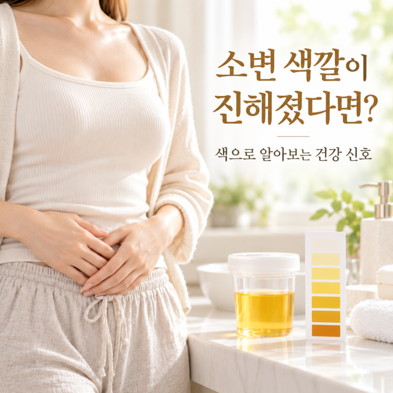 소변 색깔이 진해졌다면? 색으로 알아보는 건강 신호