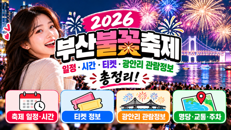 2026年釜山花火大会 日程・時間・チケット・広安里観覧情報