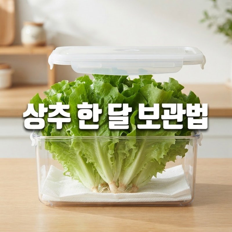 "상추 사두면 사흘 만에 무르나요?" 3주 넘게 아삭하게 보관하는 비밀
