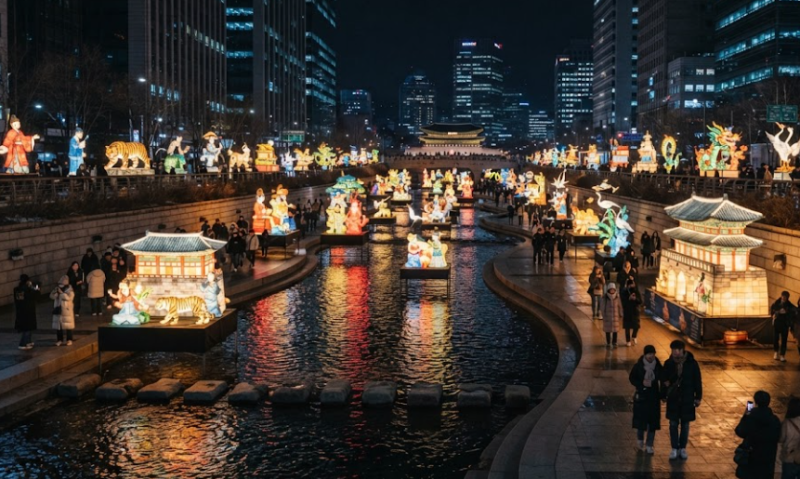 2026 Seoul Lantern Festival: Cheonggyecheon Location, Parking, and Perfect Viewing Guide