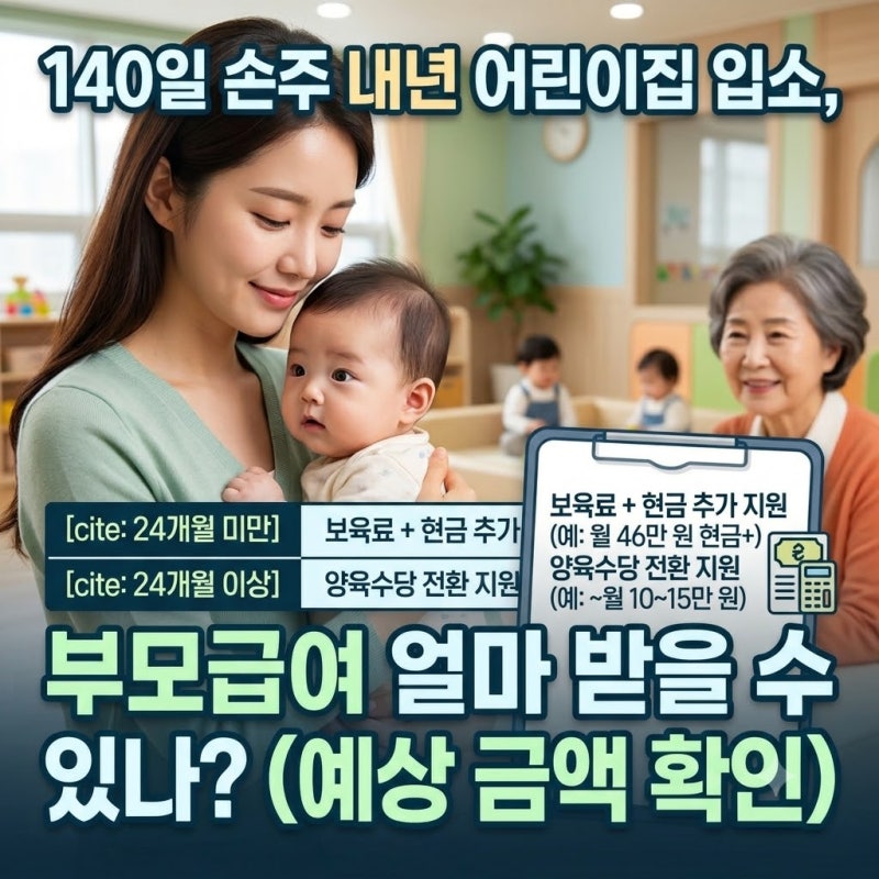 2026 가정양육수당 vs 부모 급여 헷갈리는 초보 맘 필수! 어린이집 보낼 때 놓치면 손해 보는 ....