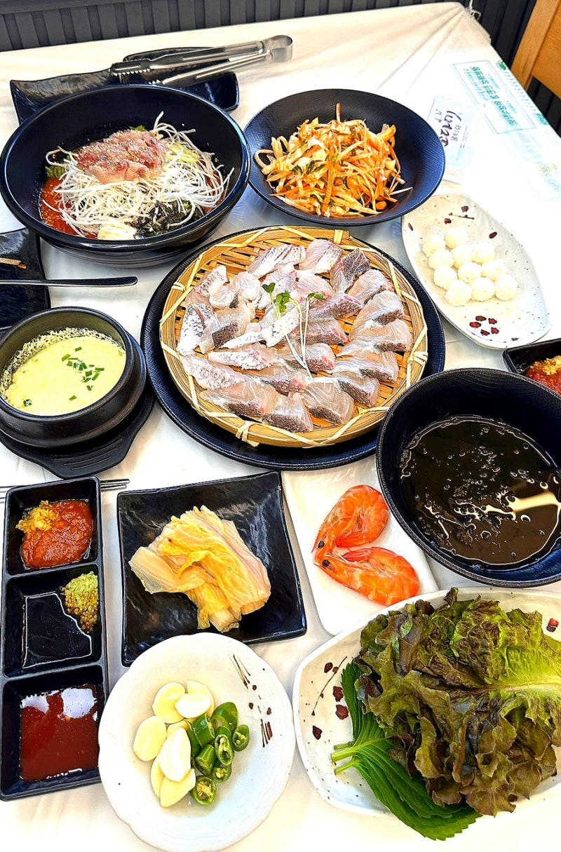강릉 횟집 추천 삼삼이네 횟집, 경포해변뷰에서 맛보는 유명한 참돔 유비끼 현지인맛집❤️