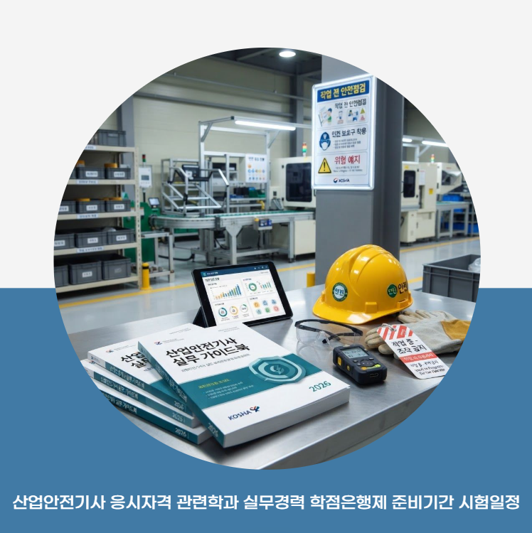 산업안전기사 응시자격 관련학과 실무경력 학점은행제 준비기간 시험일정