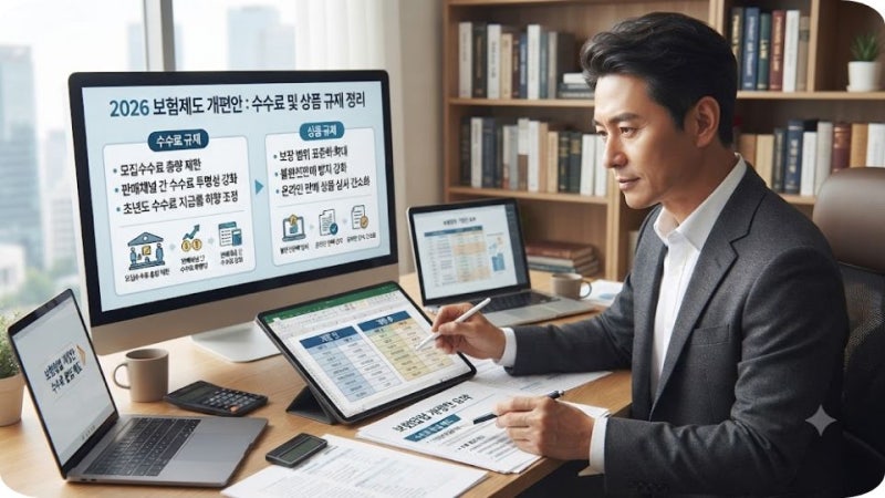 2026 보험제도 개편, 수수료와 상품 규제 총정리