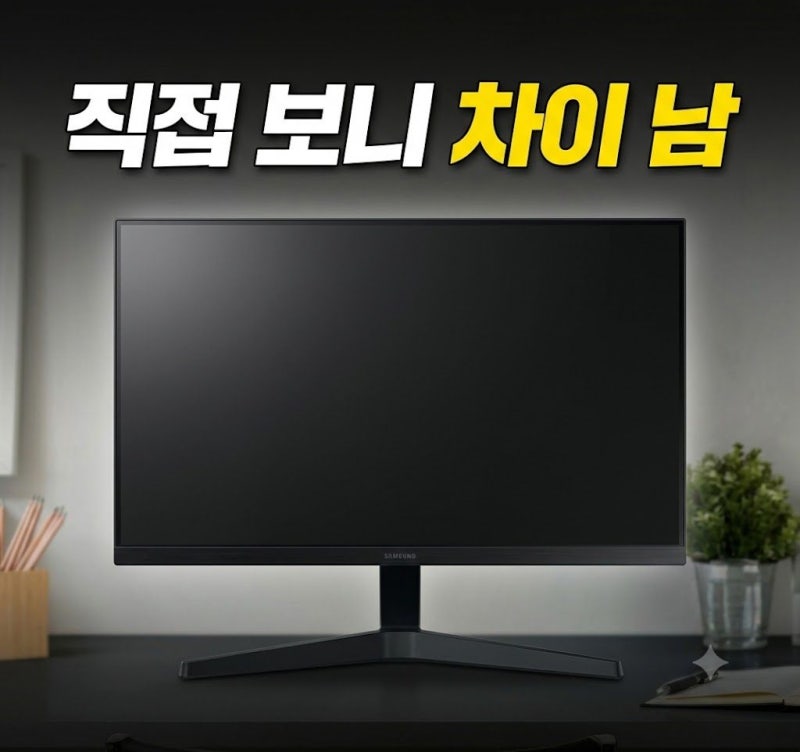 듀얼모니터 구성할 때 삼성 LS24F330 24인치 추천하는 실질적인 이유