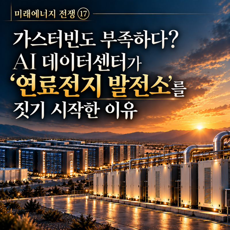 가스터빈도 부족하다? AI 데이터센터가 ‘연료전지 발전소’를 짓기 시작한 이유 | 미래에너....