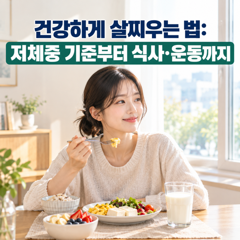 살찌우는 법. 저체중 기준부터 식사·운동까지
