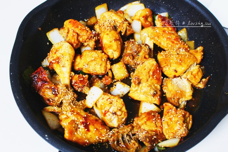 류수영 갈비치킨 레시피 간장닭구이 양념 간장 닭볶음