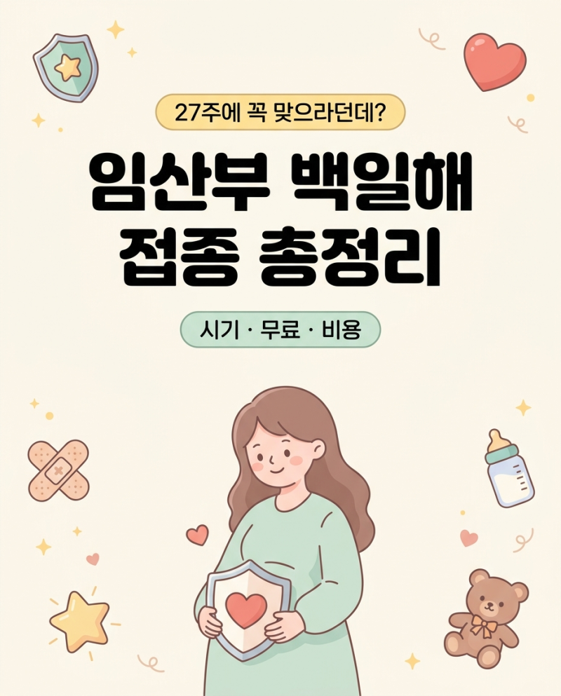 임산부 백일해 접종 시기·무료·비용, 임신 27~36주 매 임신 1회 (보건소 지원·바우처·배우자 ....