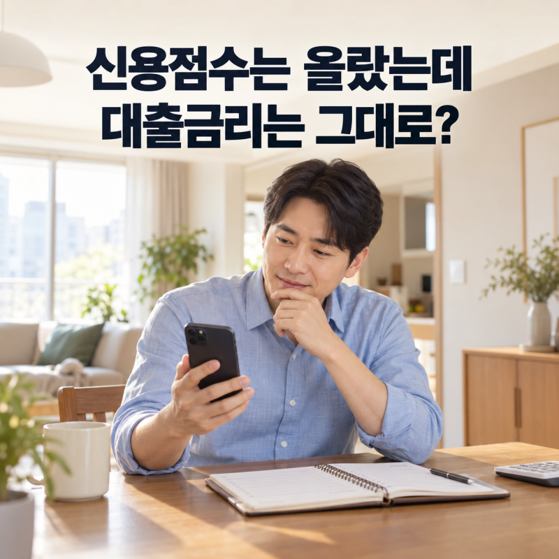 신용점수 올랐는데 이자는 그대로라면? 금리인하요구권 확인 순서