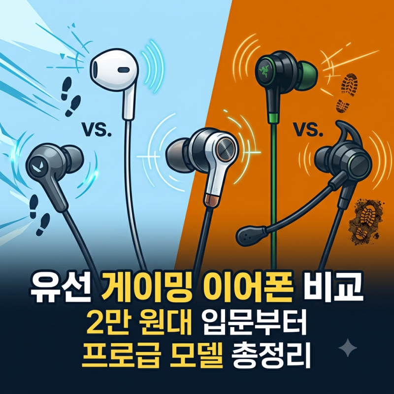 헤드셋 대신 게이밍 이어폰 찾는다면? 게이밍 이어폰 추천 5선, 발로란트·배그 사플 종결템 ....