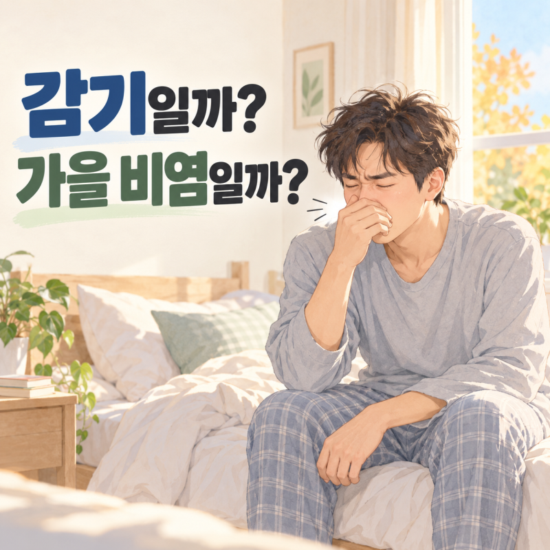 아침마다 코막힘·재채기, 가을 알레르기 비염일까?