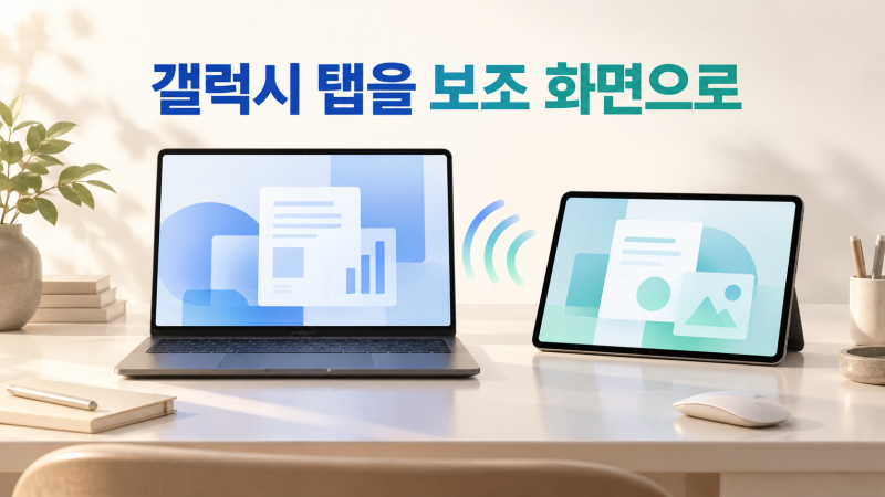 갤럭시 탭 S9+·S10 울트라, 세컨드 스크린 연결 전 확인할 조건