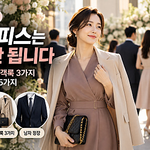 40대 하객복장, 흰색 원피스는 입으면 안 됩니다 | 10월 결혼식 여자 하객룩 3가지·남자 정장·....