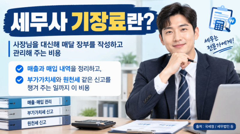 세무사 기장료 총정리, 월 기장료와 추가비용까지 한 번에 (2026)