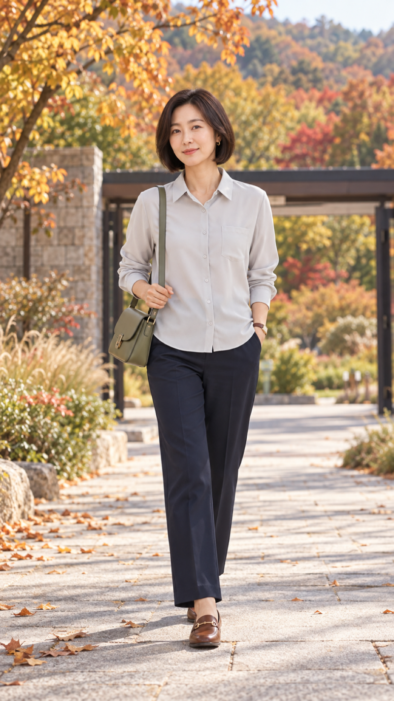 엄마옷 추천｜가을 근교 여행 옷 고르는 법, 40대·50대·60대 편한 코디 12가지