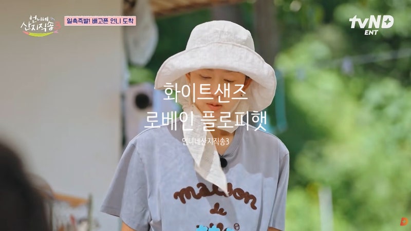 화이트샌즈 로베인 플로피햇 언니네 산지직송3 염정아 가을모자