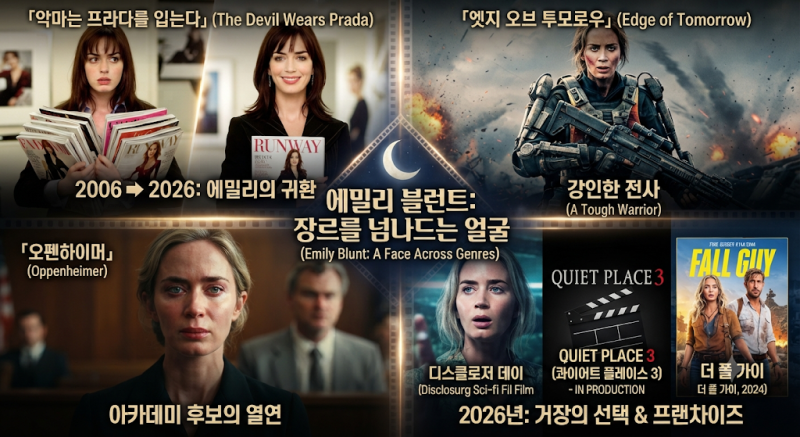 에밀리 블런트 프로필 총정리｜악마는 프라다를 입는다·엣지 오브 투모로우·오펜하이머