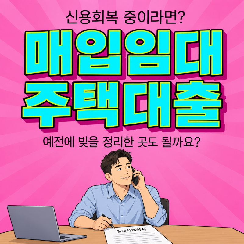 매입임대주택대출 신용회복 중, 예전에 빚을 정리한 곳에서는 다시 안 되나요