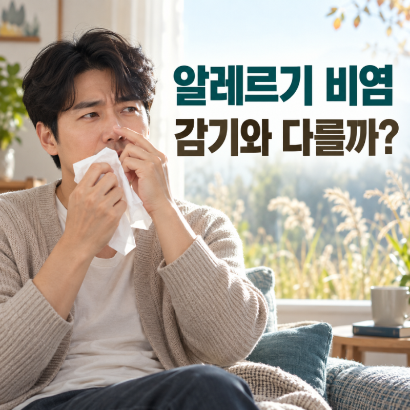 가을 알레르기 비염, 감기와 구분하는 법부터 코막힘 관리법