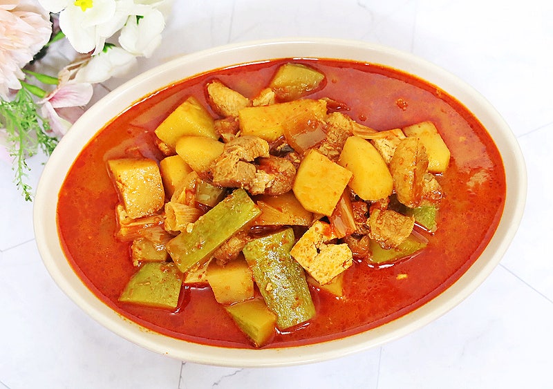 돼지고기 고추장찌개 레시피 감자 애호박찌개