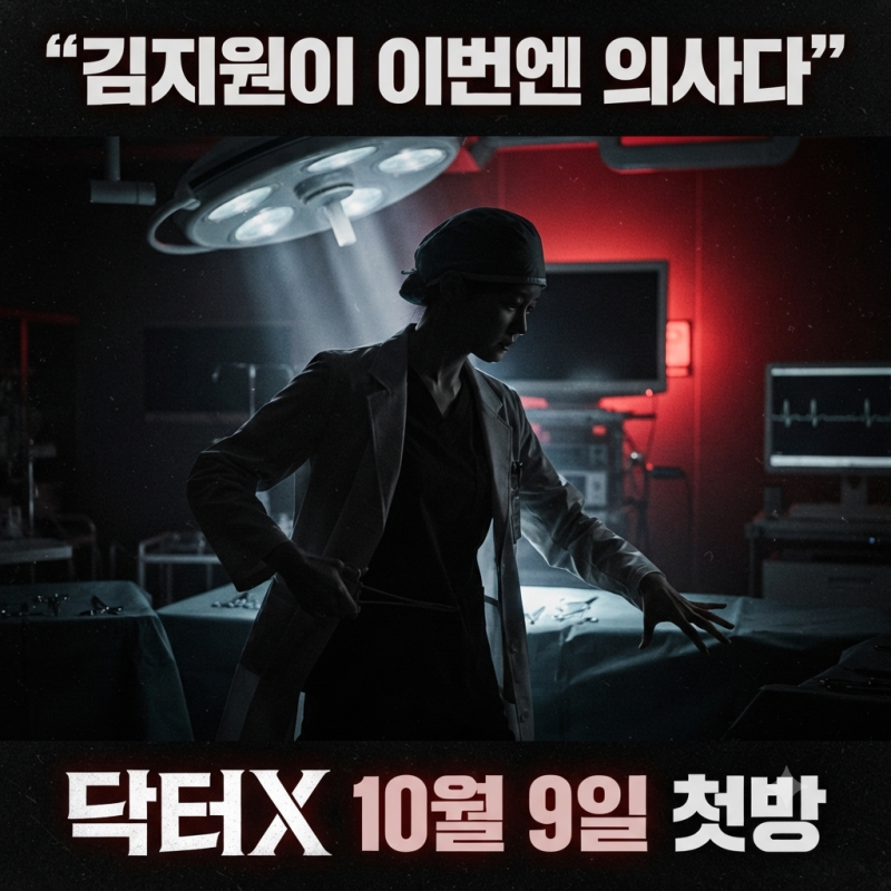 김지원이 이번엔 천재 의사다…‘닥터X’ 10월 9일 첫방, 등장인물·원작·줄거리 총정리