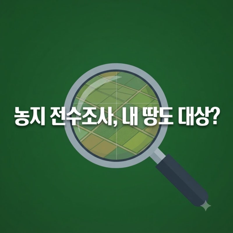 농지 전수조사 총정리: 195만ha를 2년간 조사, 내 농지도 대상일까?