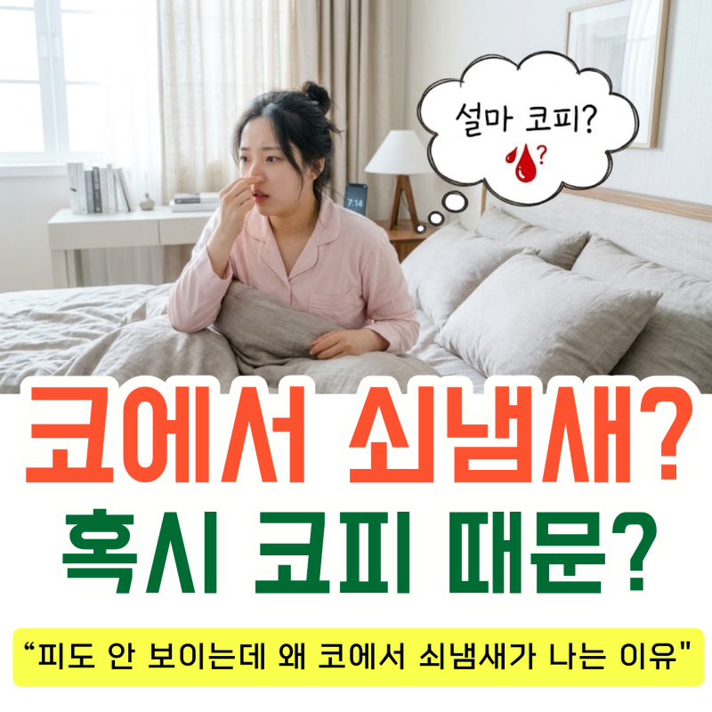 아침에 일어났더니 코에서 쇠냄새, 설마 코피?｜광주 베스트 이비인후과