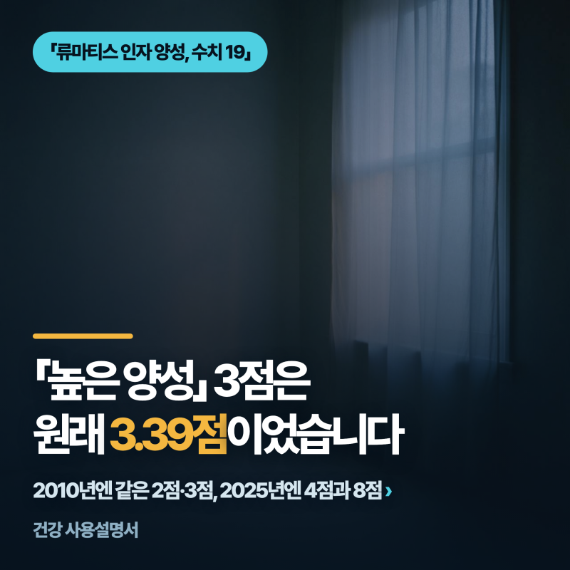 항핵항체(ANA) 양성 1:160, 1:320은 무슨 뜻일까......어디부터가 양성인지 기관마다 달랐습니다