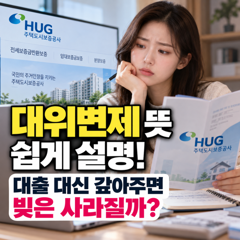 대위변제 뜻 쉽게 설명! 대출 대신 갚아주면 빚은 사라질까?