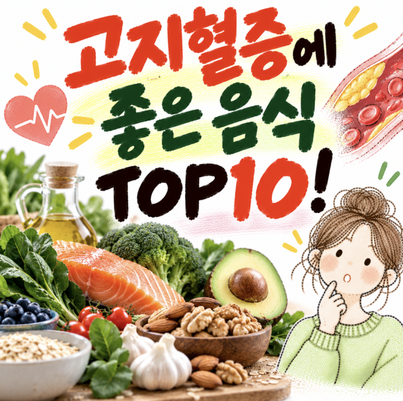 건강검진에서 콜레스테롤 높게 나왔다면, 식탁부터 이렇게 바꿔보세요｜고지혈증에 좋은 음....