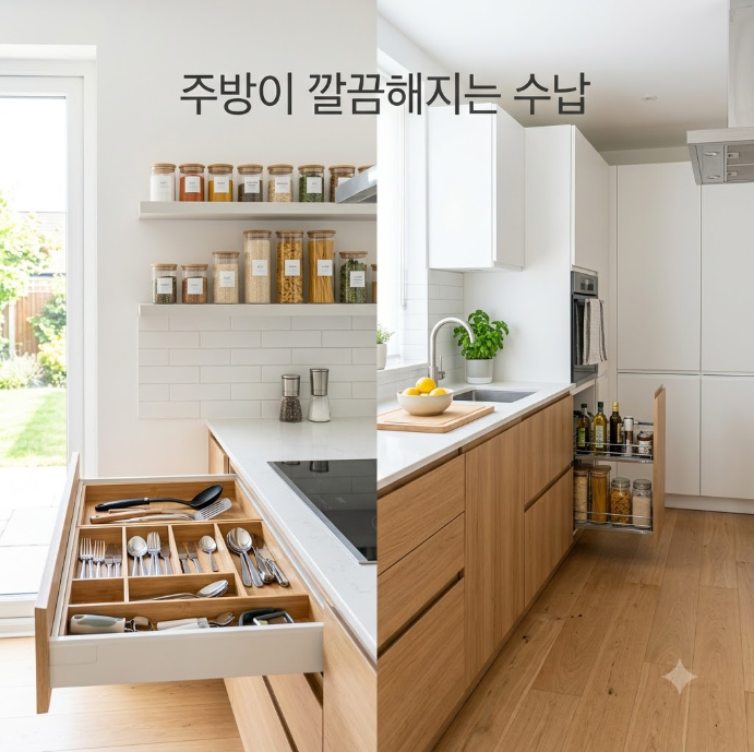철제수납장｜주방에 쌓이던 양념통과 영양제, 이렇게 정리하니 편해졌어요