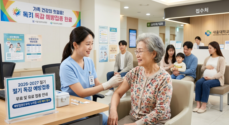 2026 독감 예방접종 일정 무료 대상 가격 및 주의사항 총정리