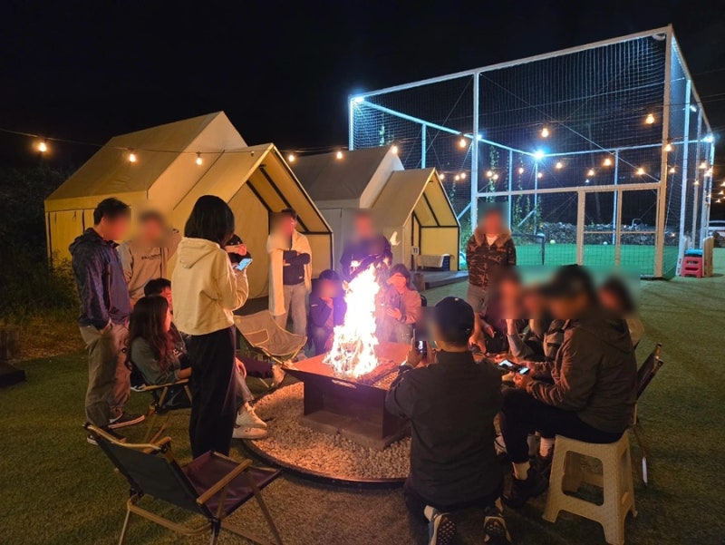 전주 하루캠핑 불멍에 바베큐파티까지 즐긴 하루
