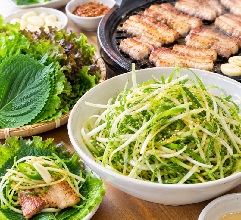 ✨️삼겹살 파절이 레시피✨️ 소금·설탕·식초로 만드는 초간단 파채무침