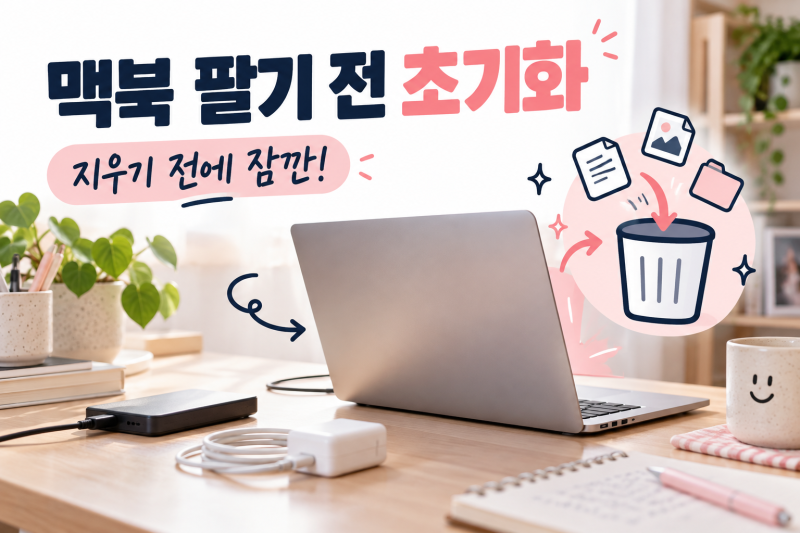 맥북 팔기 전 초기화 방법, 파일만 지웠다면 아직 퇴근 못 합니다