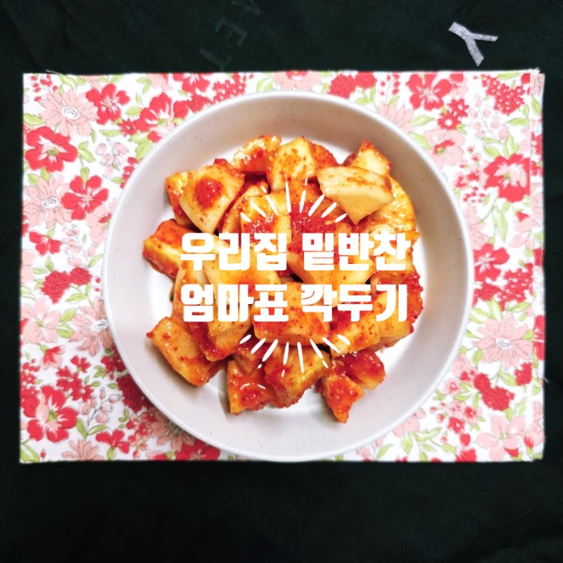 매콤 깍두기 담는 방법 무 절이는 시간부터 양념까지 황금 레시피