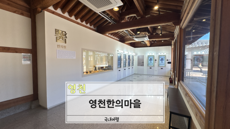 영천 가볼만한곳, 고즈넉한 한옥 감성에 치유 한 스푼 '영천한의마을' 주말 여행 힐링명소 건....