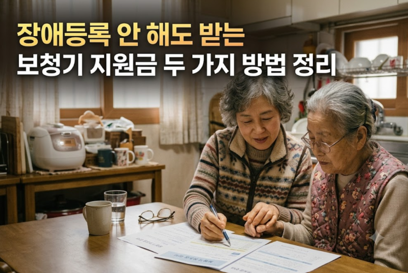 보청기 131만원 지원, 장애등록 안 해도 받는 길이 있습니다