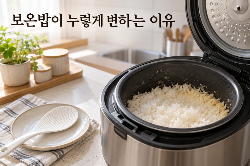 밥솥 보온밥이 누렇게 변하고 냄새나는 이유, 쌀 바꾸기 전에 확인할 5가지