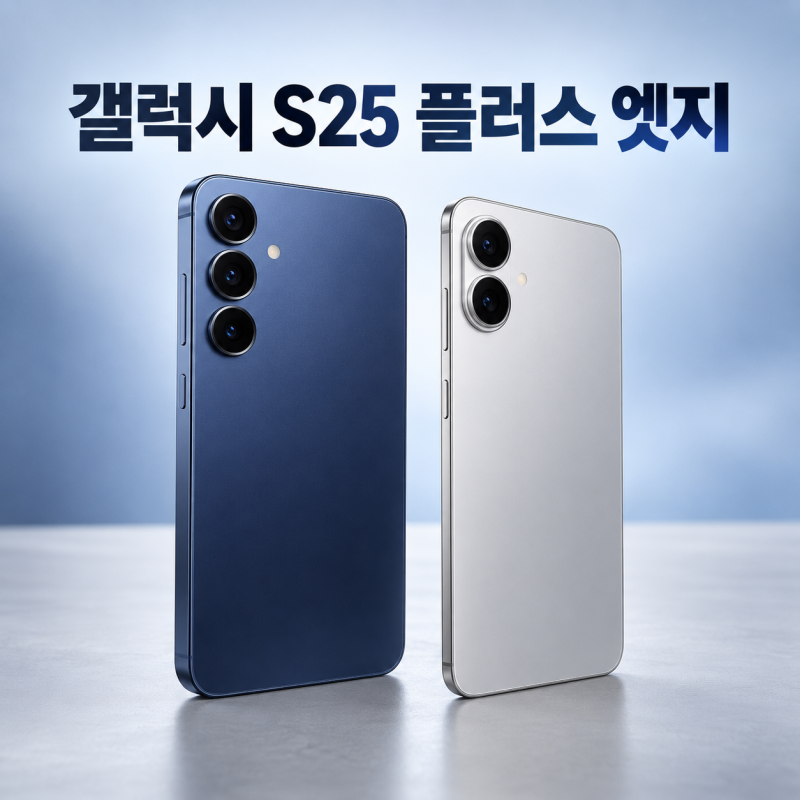 갤럭시 s25 플러스 엣지, 화면은 같아도 선택이 달라지는 이유