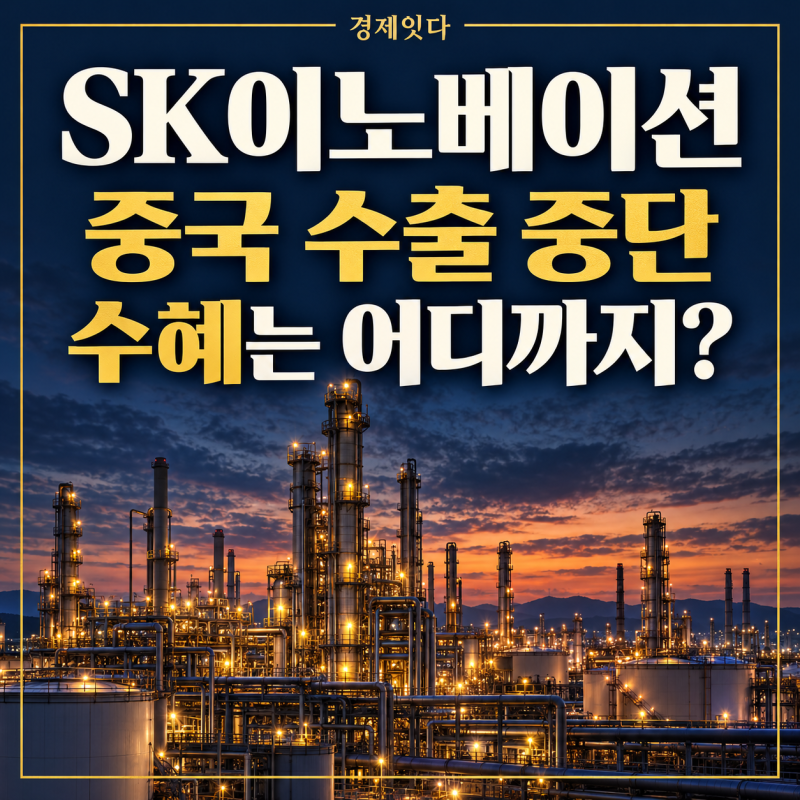 SK이노베이션 주가 10.32% 급등, 중국 수출 중단 수혜는 어디까지?