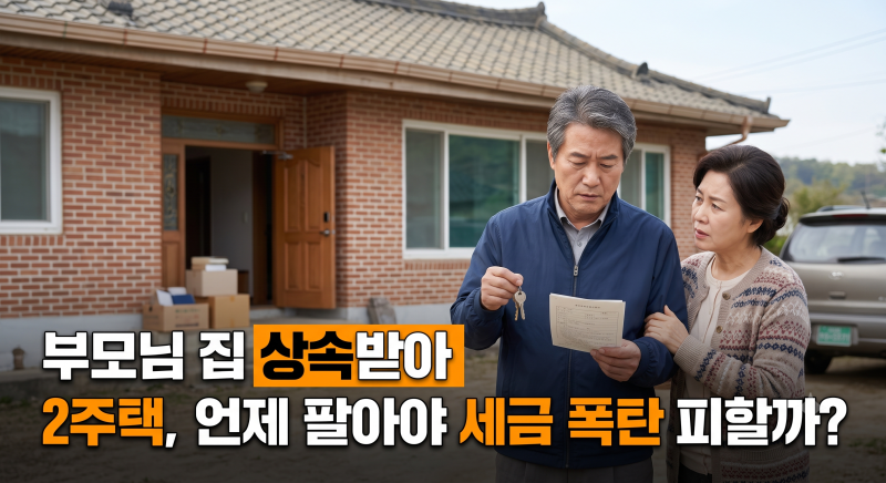 상속주택 몇 년 안에 팔아야 비과세 받을까? 5년 기준 완벽 정리
